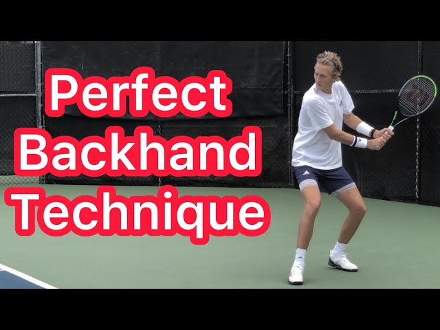 Sebastian Korda Two Handed Backhand Technique (Perfect Tennis Backhand) class=