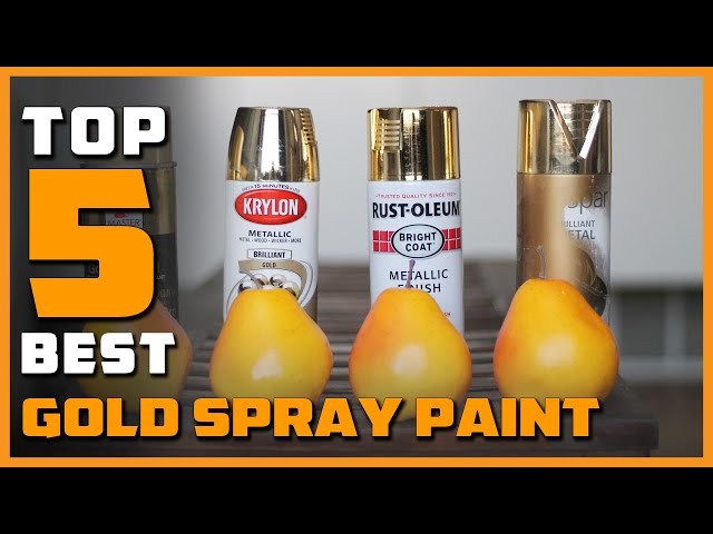 The Best Gold Spray Paint Out There! - Anika's DIY Life