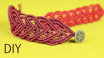 Amazing Macramé Heart Bracelet Tutorial ❤