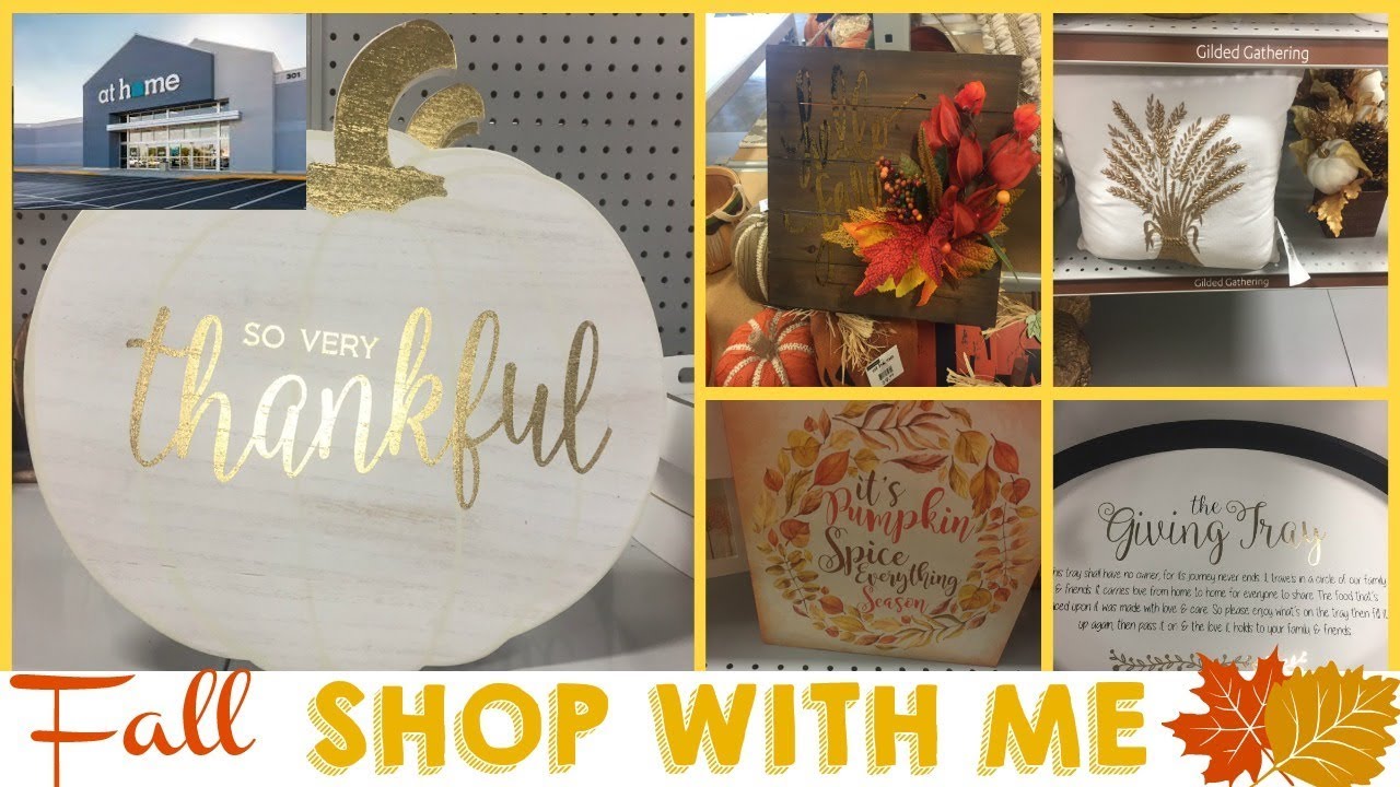 FALL SHOP WITH ME | AT HOME STORE | HOME DECOR 2017 | FALL 2017