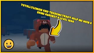@TotallyLemon and @trademctrady help me escape a level 1000!! Roblox flee the facility