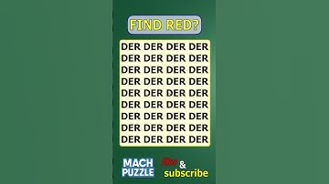 Tell me where RED? | Brain Teaser IQ Test #shorts #different #puzzles #opticalillusion #quiz