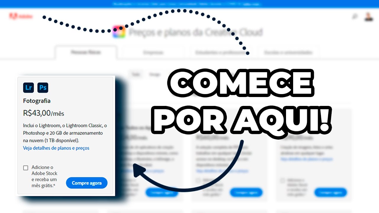 PHOTOSHOP | Qual plano da Adobe Creative Cloud devo começar? 🤔