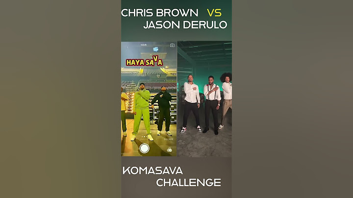 Chris Brown vs Jason Derulo Komasava challenge | challenge accepted |