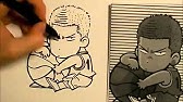 簡単 桜木花道の描き方 機嫌の悪い花道編 スラムダンク Drawing Japanese Anime Youtube