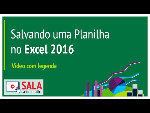 Vídeo: Como Salvar Uma Tabela De Valores