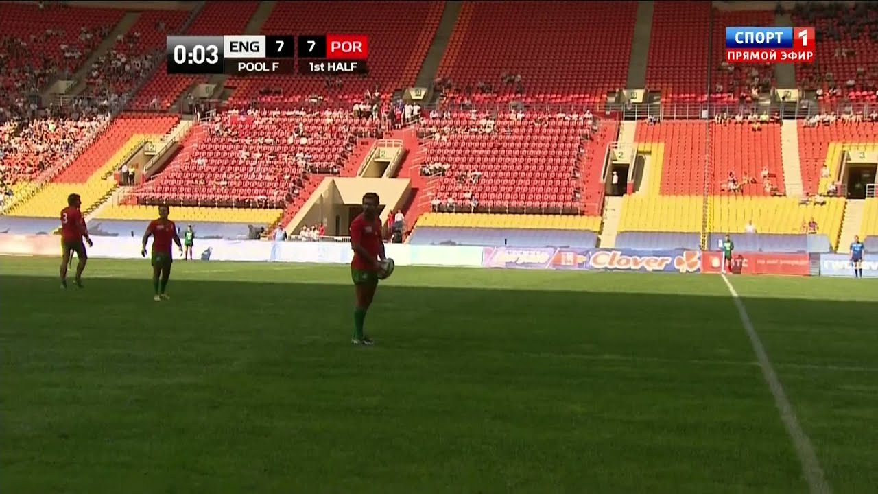 russian movie 2013 RWC 7s M07 Day1 Pool F England v Portugal