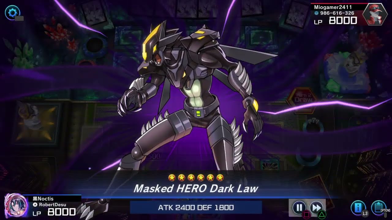 Yu-Gi-Oh! Master Duel_Elemental HERO feat. Yubel vs. Blue Eyes Deck