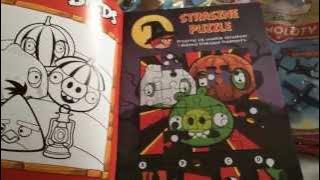 Angry birds book with stickers halloween edition