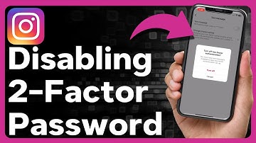 How To Remove Two Factor Authentication On Instagram