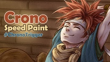 【Speedpaint】Crono ~ Chrono Trigger クロノ・トリガー Square Enix【Paint tool SAI】