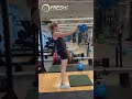 Double kettlebell swings by diana great work