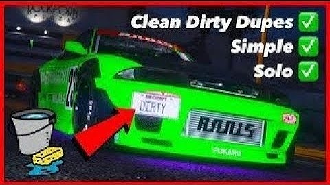*PATCHED* Easy Way How To Clean Dirty Dupes With NO CUSTOM PLATES!(GTA5 Unlimited Money Glitch 1.40)