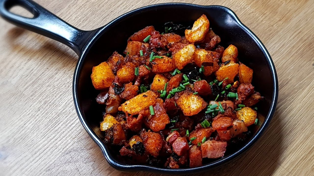 Migas manchegas con chorizo y panceta bebidas mexicanas