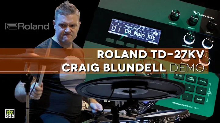 Craig Blundell demos 4 cool Roland TD-27 V-Drums f...