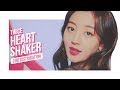 Twice  heart shaker line distribution color coded    