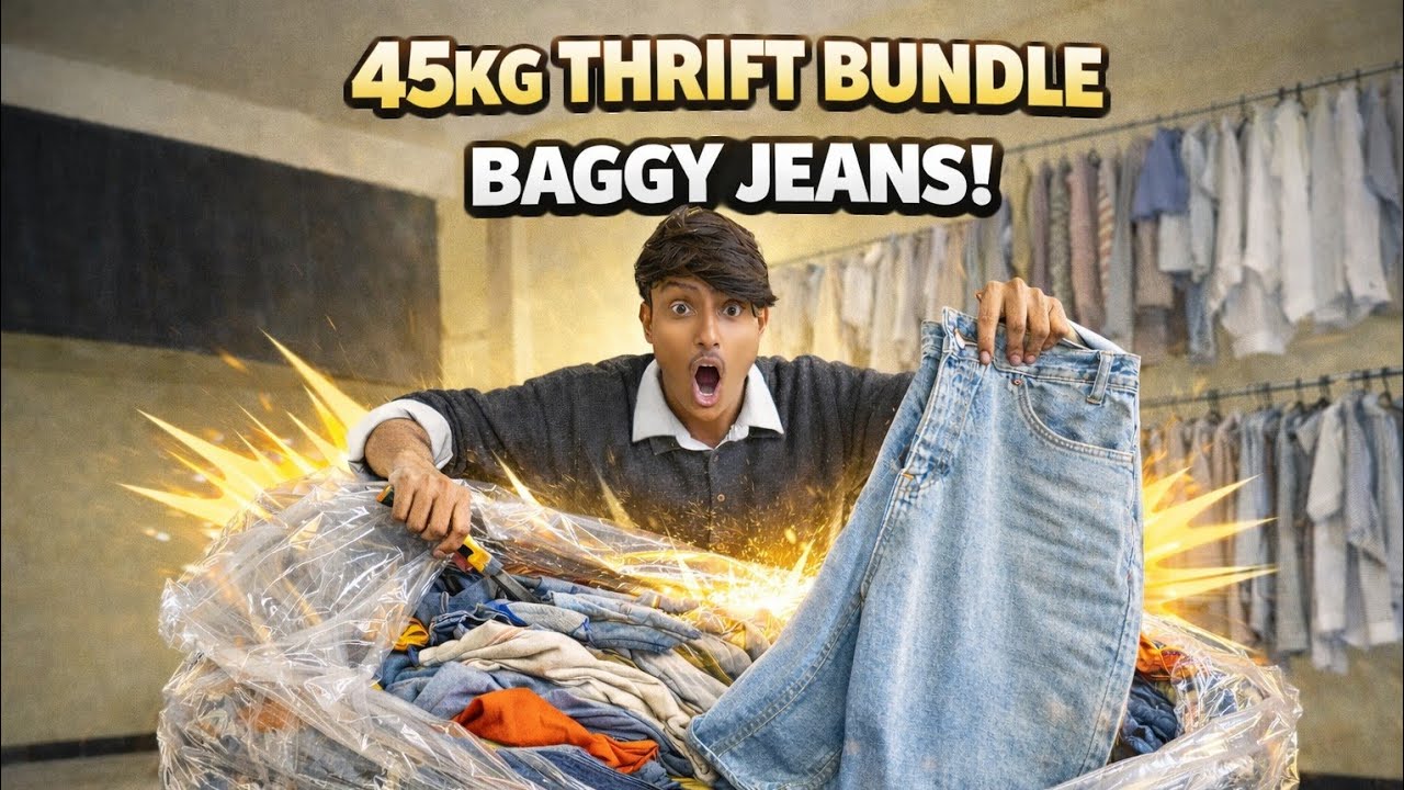 45 кг, мешковатые джинсы, открытый пояс #секонд-хенд