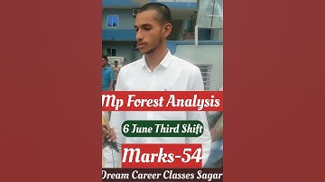 Mp Forest Guard 06 June 2023 Analysis || Mp Forest jail prahari, Vanrakshak 06 June Analysis forest