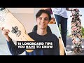 10 BEGINNER LONGBOARD TIPS (PRACTICAL)