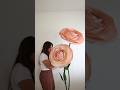 DIY giant paper flower ranunculus #diy #paperflower #papercraft