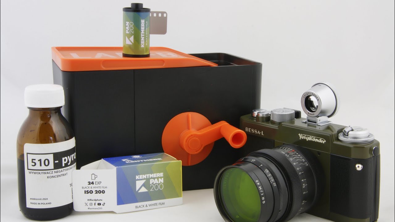 Kentmere PAN 200 + LAB-BOX mechanical drive 