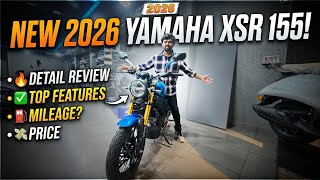 New Yamaha XSR 155 2026 🔥 | Detailed Review Features Mileage Top Speed & On Road Price | Retro Beast