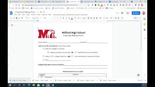 Video 12 - Transcript Release Form