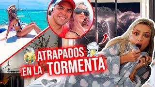 ATRAPADOS en una TORMENTA ELÉCTRICA en CANCÚN!!⛈⚡🌪😥