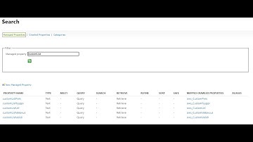 Casual SharePoint - Creating managed property