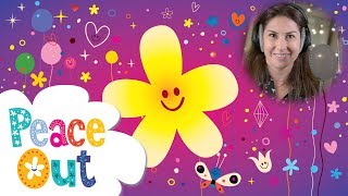 flower power guided meditation for kids peace out