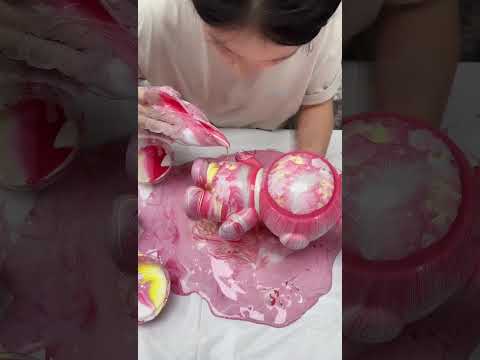 Therapeutic Fluid Art on Animal Toys｜ヒーリング流体アート 2026-07-16 15:05:17