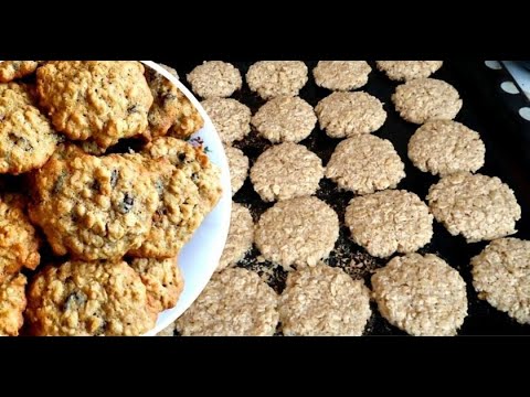 Вкусное и Полезное Овсяное печенье! Как приготовить печенье из овсянки ...