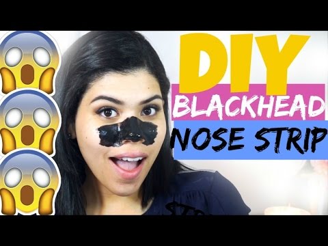 DIY BLACKHEAD NOSE STRIP THAT REMOVES EVERYTHING!