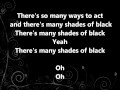 Adele - Many shades of black lyrics