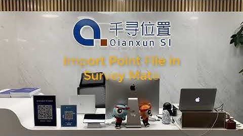 Import point file in Survey Mate