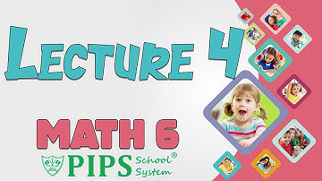 Grade 6 Countdown Lecture 4 By PIPS School System Hafizabad