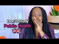 Masters In Public Health UK for International Students