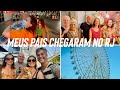 MEUS PAIS VIERAM ME VISITAR | ANIVERSÁRIO DA MINHA MÃE | RODA GIGANTE DO RJ É PET FRIENDLY? | VLOG