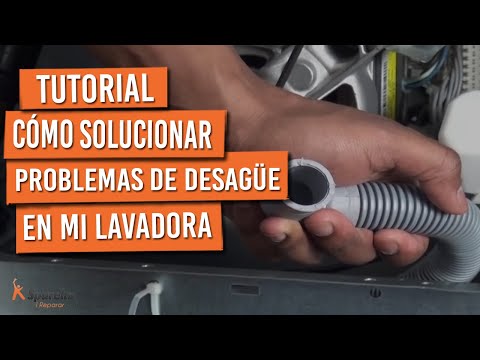 Cómo reparar tu lavadora: solucionar los problemas de desagüe 