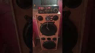 4 transistor deck 12" ki 2 box #dj#viral#music#luttlegaya#amplifier