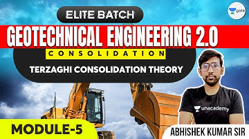 L 5 | Consolidation - Terzaghi consolidation theory | Geotechnical Engineering 2.0 - Module 4