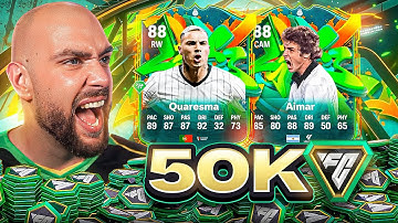 50K FC Points Decides My Team w/ JOGA BONITO AIMAR AND QUARESMA!