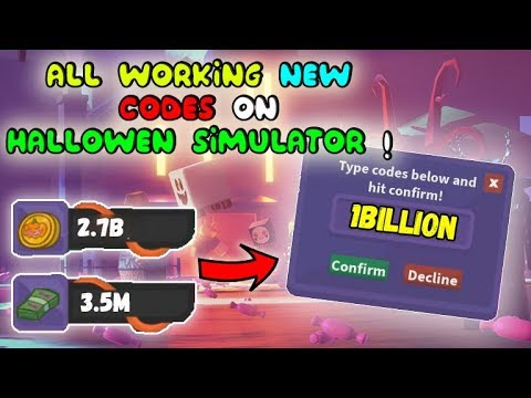 All New Codes On Hallowen Simulator October 2019 Roblox Youtube - roblox wikipedia qartulad