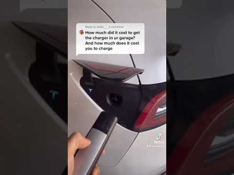 Сколько стоит зарядное устройство Tesla на дому? #шорты