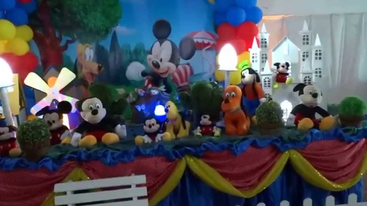 Artigos para festa infantil mickey