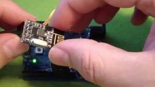 drahtloser Distanzsensor mit nRF24L01+ für Hausautomation (mySensors)