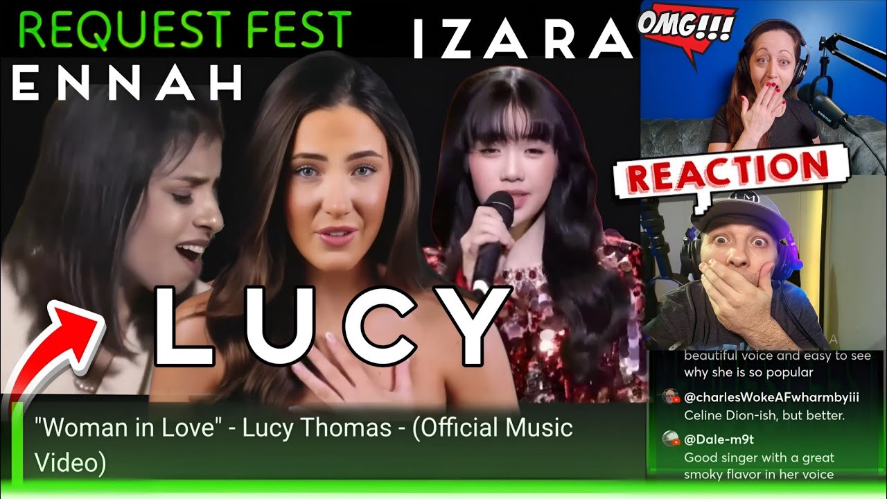 WOMAN IN LOVE X3 - LUCY THOMAS - ENNAH - IZARA [REACTION]