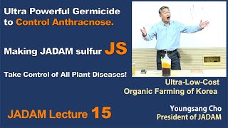 JADAM Lecture Part 15. Homemade pesticide. Making JADAM sulfur JS.