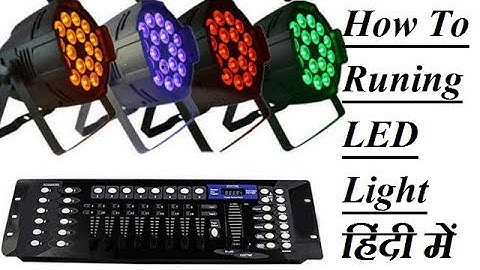 Programing Dmx 512 In Hindi // Led Light operating dj light