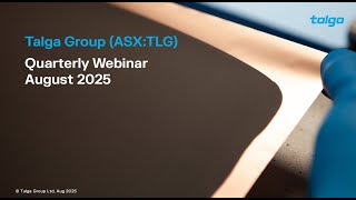 Talga Investor Webinar 13082025